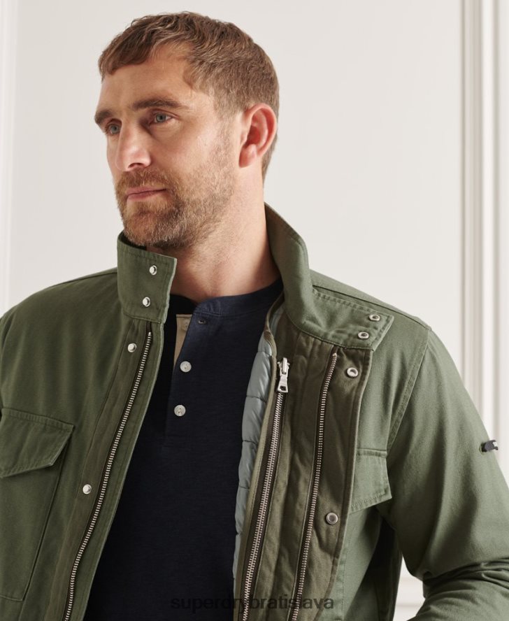 Superdry muži Bunda 3 v 1 m65 6B4ZTR4606 oblečenie zelená