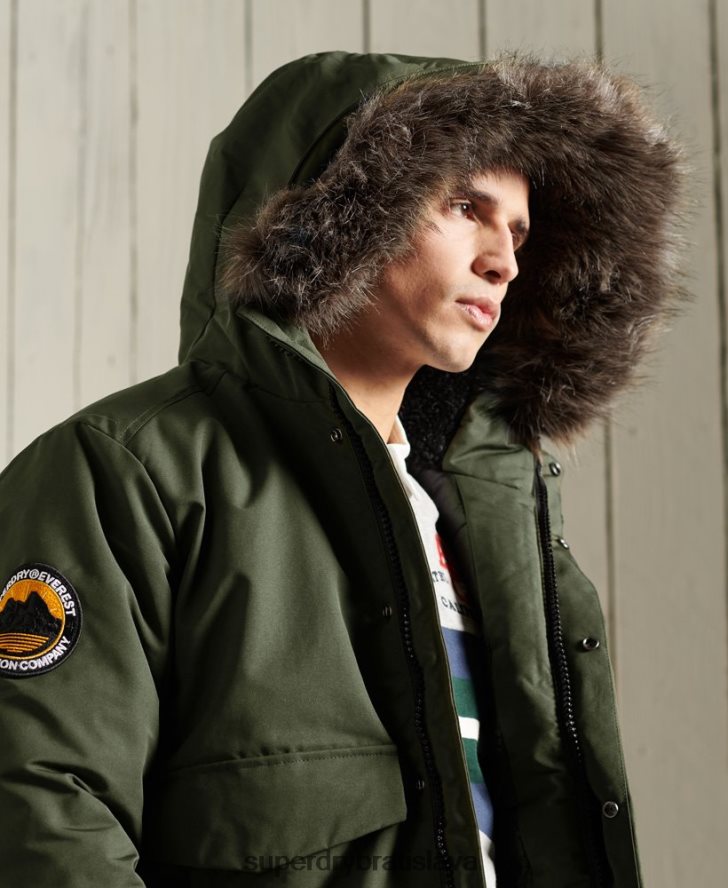 Superdry muži Everest bomber bunda 6B4ZTR1084 oblečenie kaki