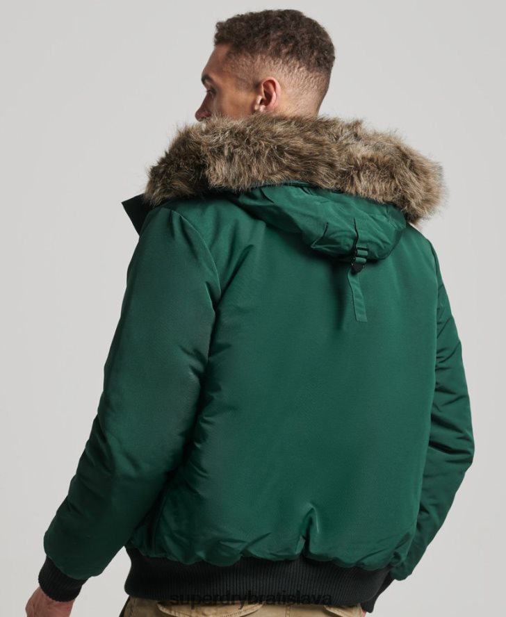 Superdry muži Everest bomber bunda 6B4ZTR1168 oblečenie zelená