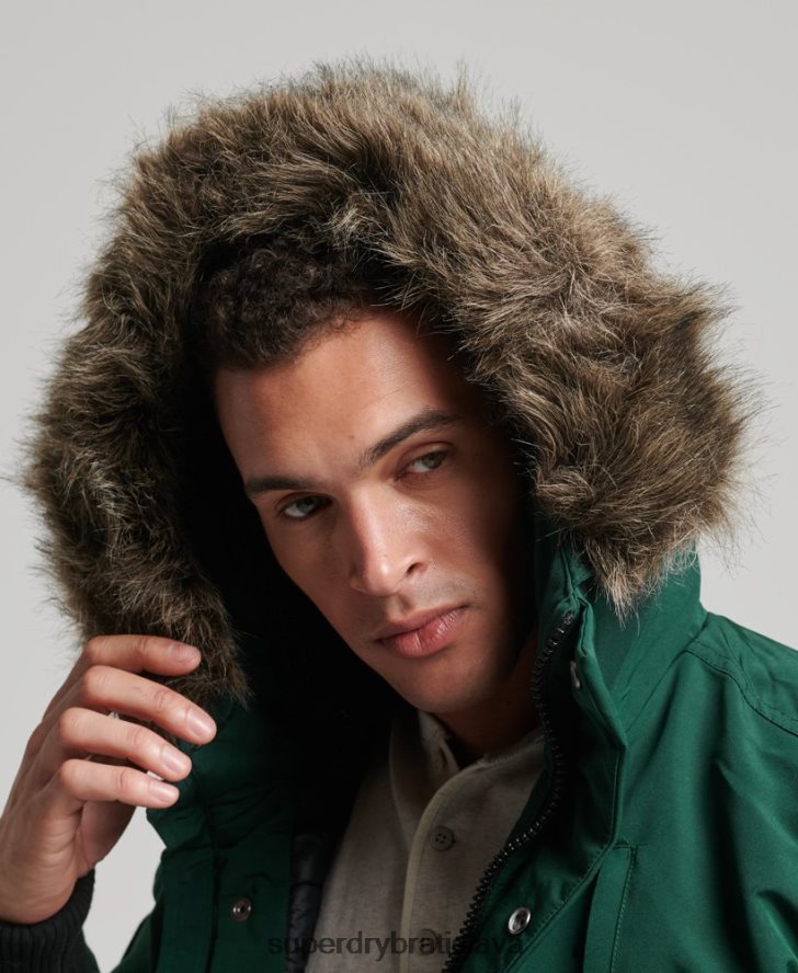 Superdry muži Everest bomber bunda 6B4ZTR1168 oblečenie zelená