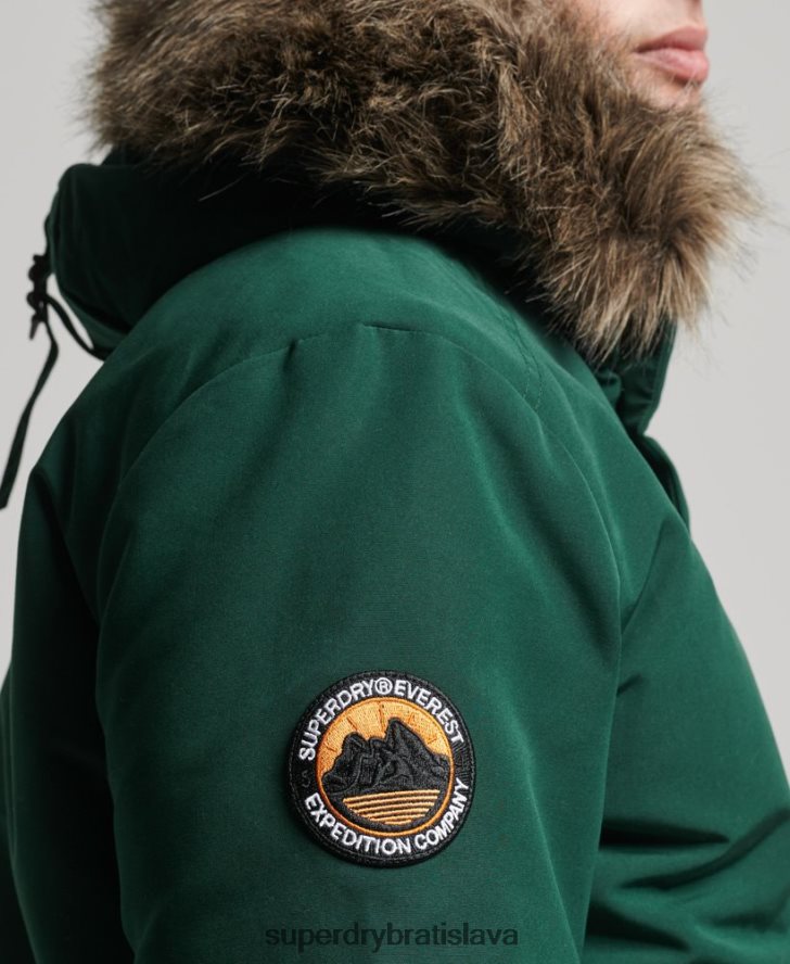 Superdry muži Everest bomber bunda 6B4ZTR1168 oblečenie zelená