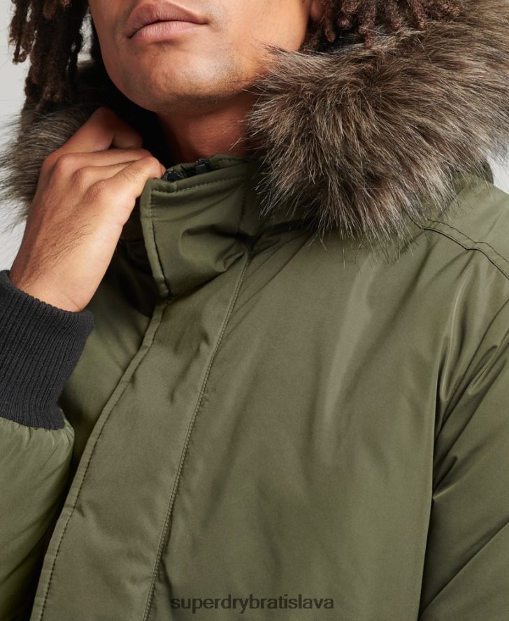 Superdry muži Everest bomber bunda 6B4ZTR4452 oblečenie kaki