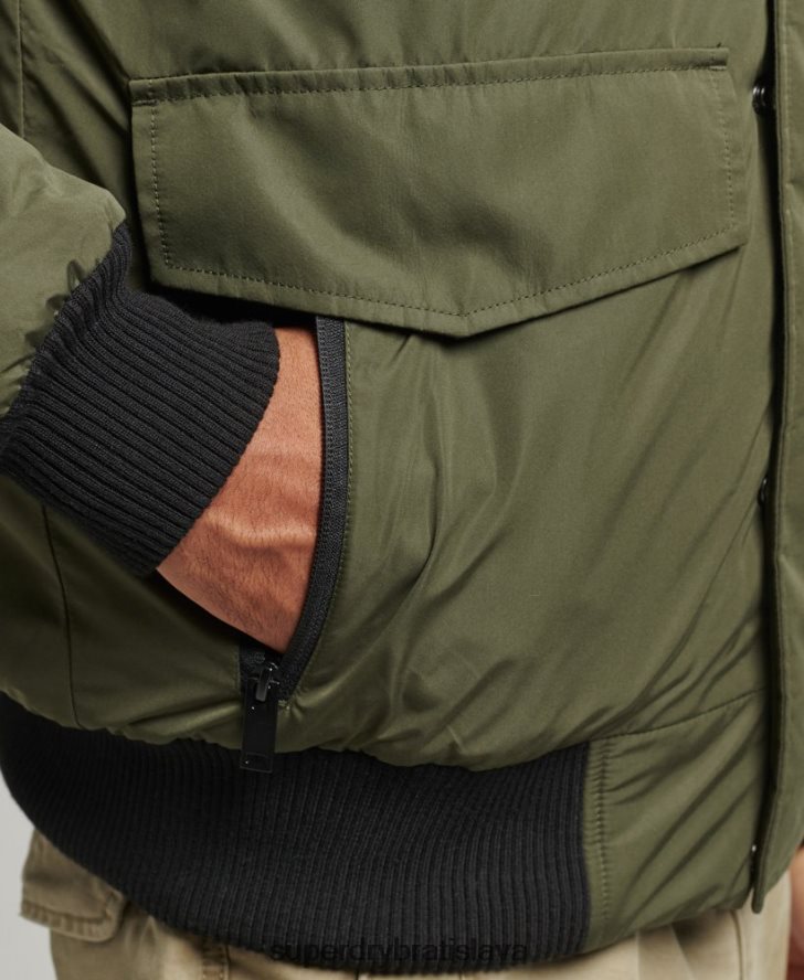 Superdry muži Everest bomber bunda 6B4ZTR4452 oblečenie kaki