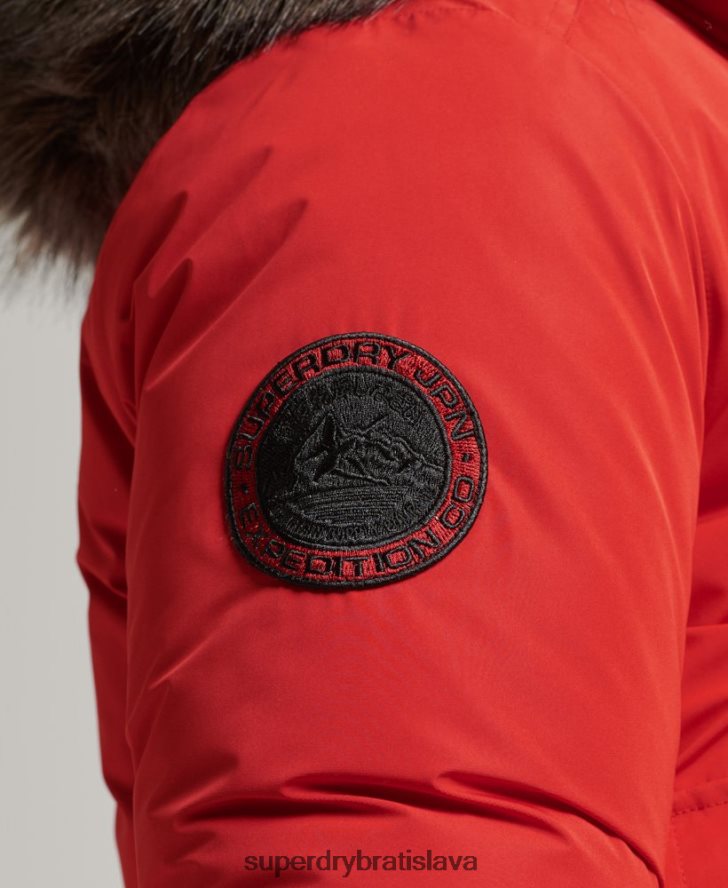 Superdry muži Everest bomber bunda 6B4ZTR4455 oblečenie červená