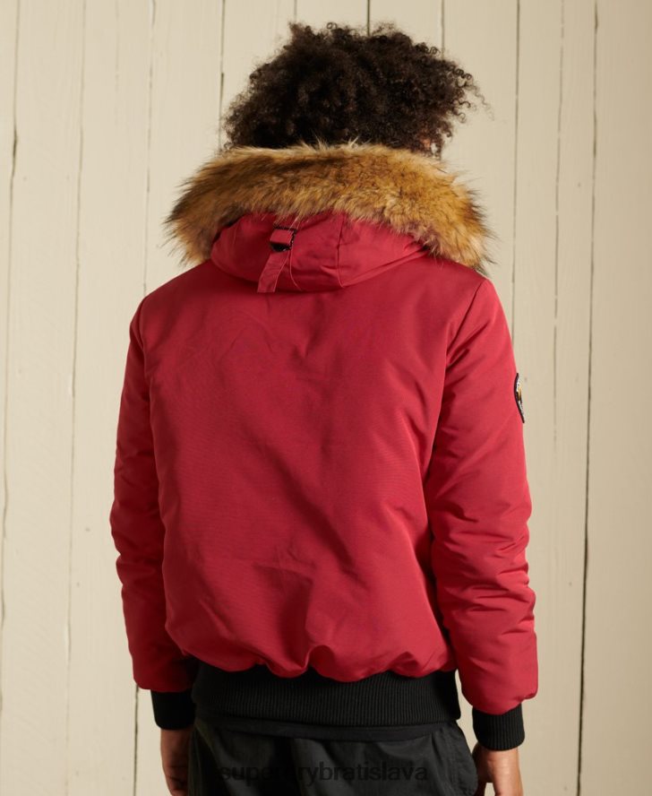 Superdry muži Everest bomber bunda 6B4ZTR4494 oblečenie červená