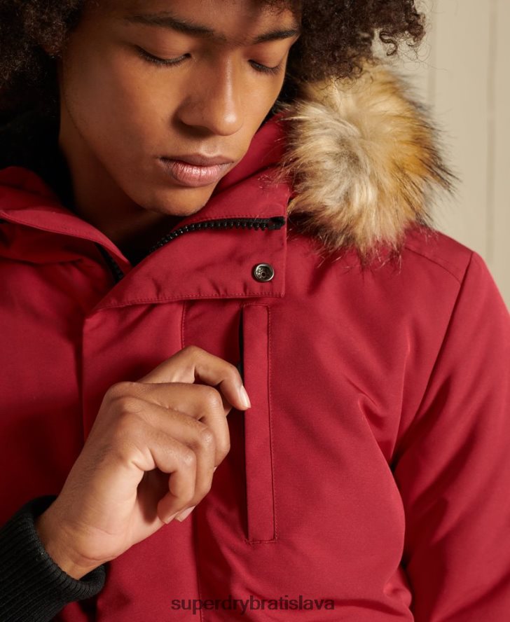 Superdry muži Everest bomber bunda 6B4ZTR4494 oblečenie červená
