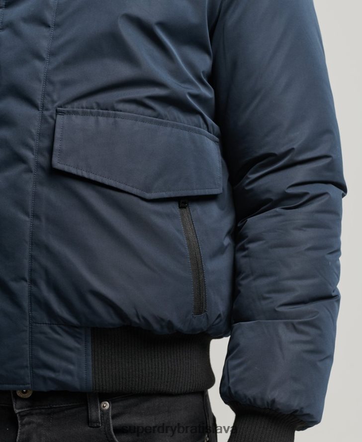 Superdry muži Everest bomber bunda 6B4ZTR4500 oblečenie námorníctvo