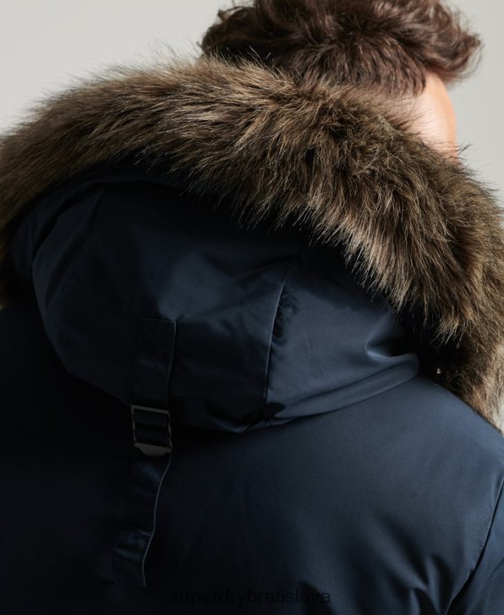 Superdry muži Everest bomber bunda 6B4ZTR4500 oblečenie námorníctvo