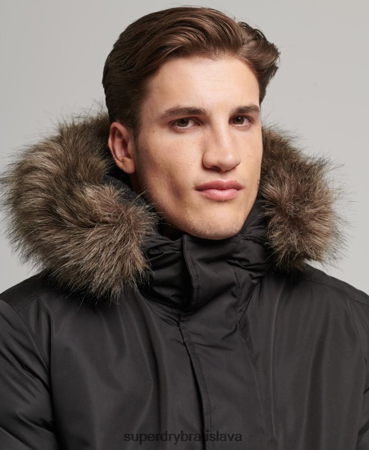 Superdry muži Everest bomber bunda 6B4ZTR4503 oblečenie tmavošedý