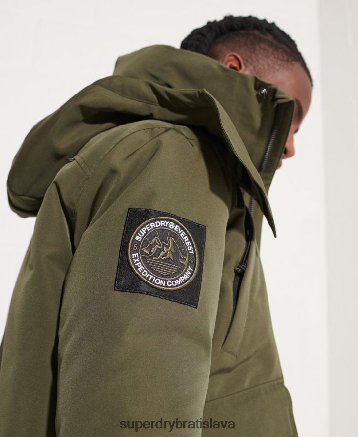 Superdry muži Everest bomber bunda 6B4ZTR4518 oblečenie kaki
