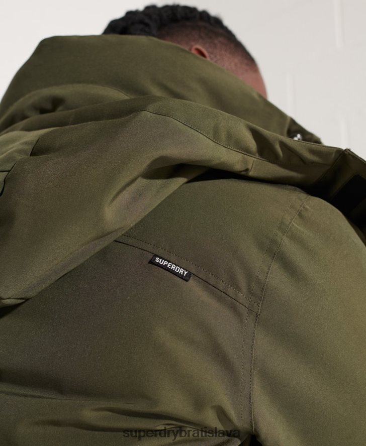 Superdry muži Everest bomber bunda 6B4ZTR4518 oblečenie kaki