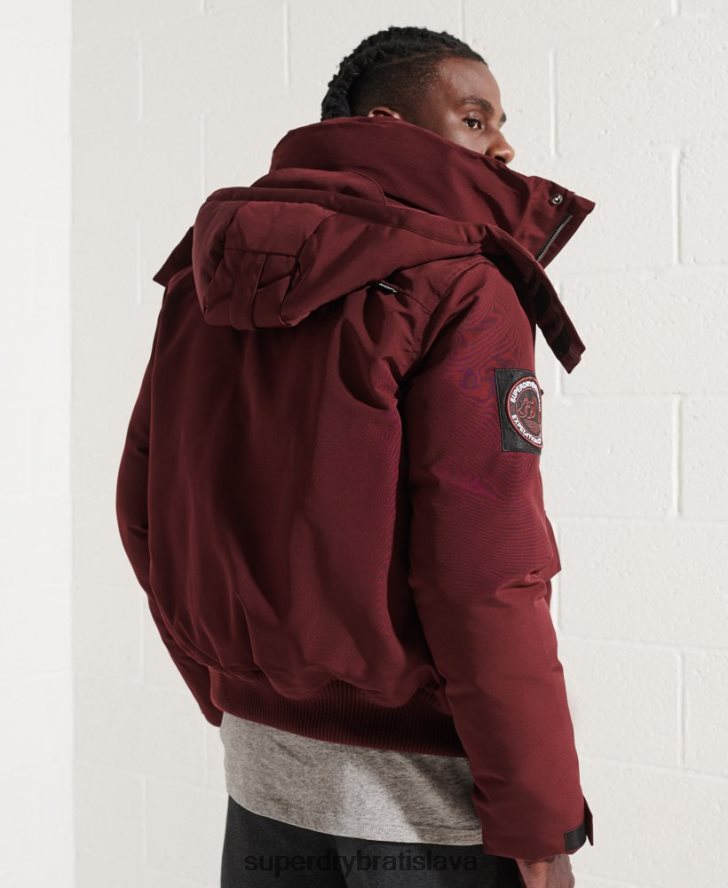 Superdry muži Everest bomber bunda 6B4ZTR4523 oblečenie červená