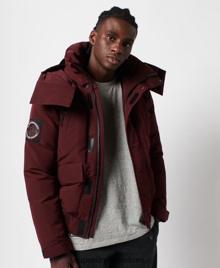 Superdry muži Everest bomber bunda 6B4ZTR4523 oblečenie červená
