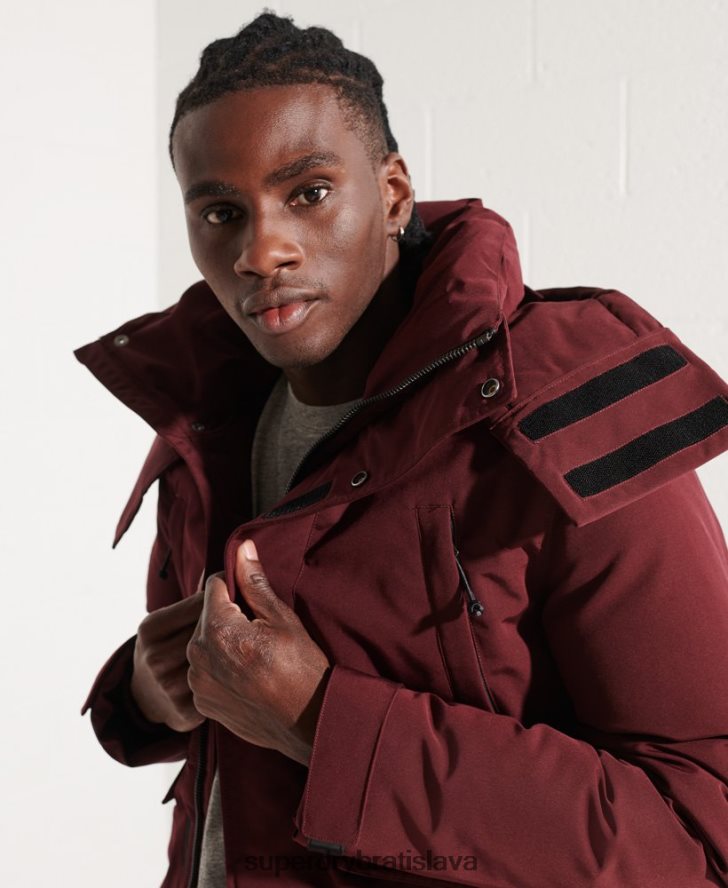 Superdry muži Everest bomber bunda 6B4ZTR4523 oblečenie červená