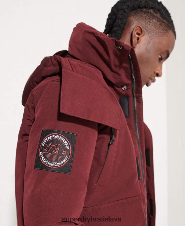 Superdry muži Everest bomber bunda 6B4ZTR4523 oblečenie červená