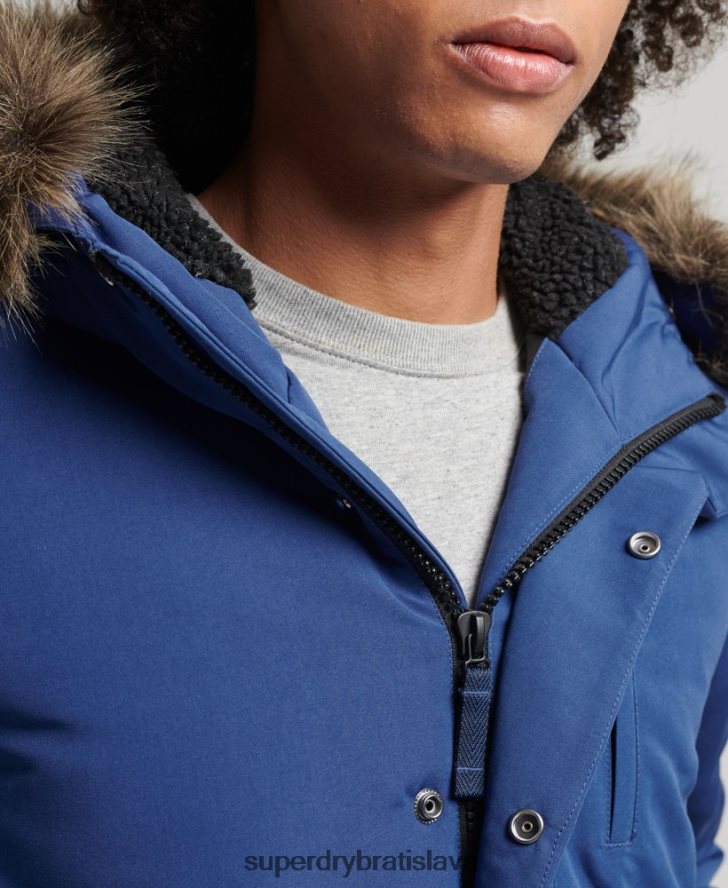 Superdry muži Everest bomber bunda 6B4ZTR4565 oblečenie námorníctvo