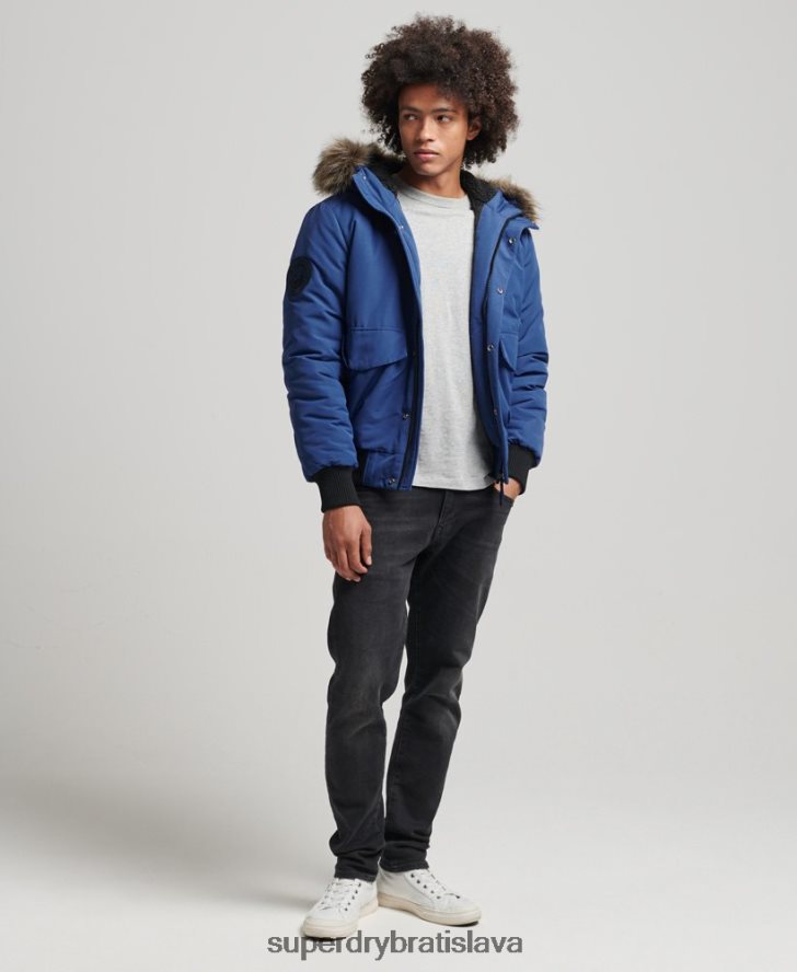 Superdry muži Everest bomber bunda 6B4ZTR4565 oblečenie námorníctvo