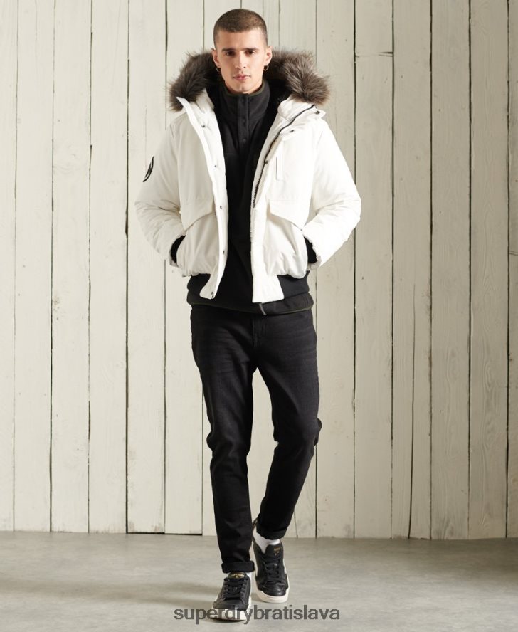 Superdry muži Everest bomber bunda 6B4ZTR4567 oblečenie krém