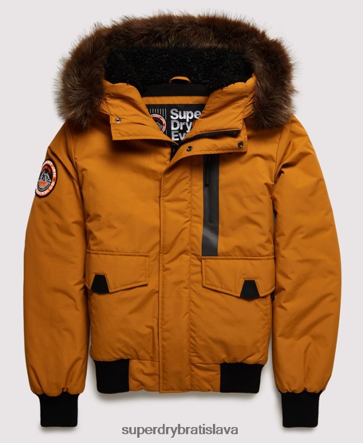 Superdry muži Everest bomber bunda 6B4ZTR4604 oblečenie žltá