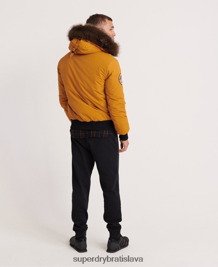 Superdry muži Everest bomber bunda 6B4ZTR4604 oblečenie žltá