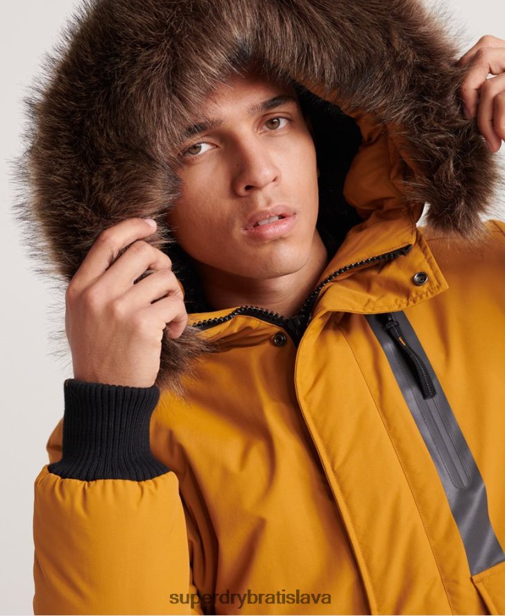 Superdry muži Everest bomber bunda 6B4ZTR4604 oblečenie žltá