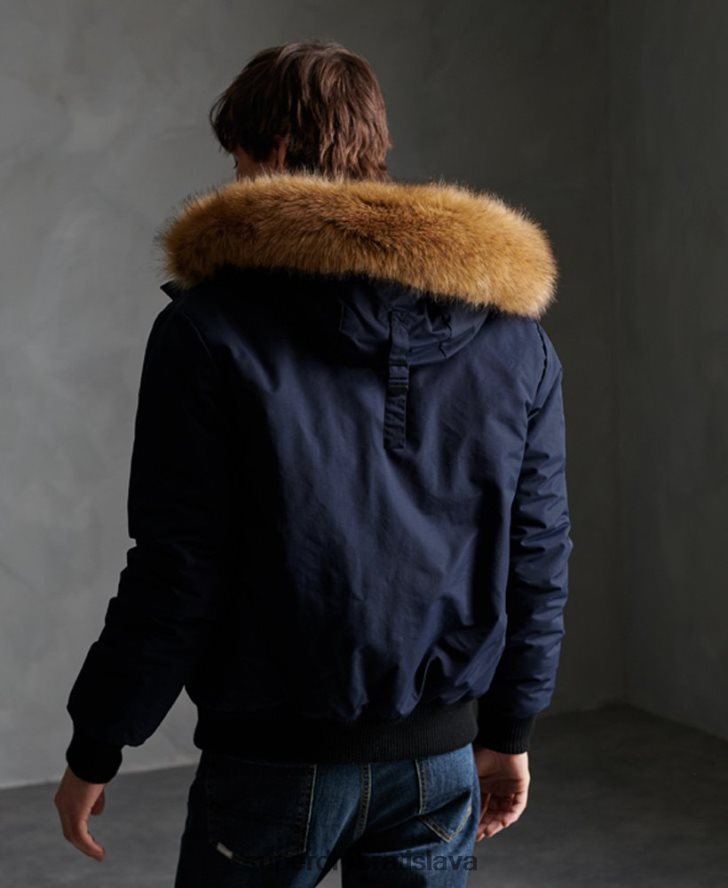 Superdry muži Everest bomber bunda 6B4ZTR4646 oblečenie námorníctvo