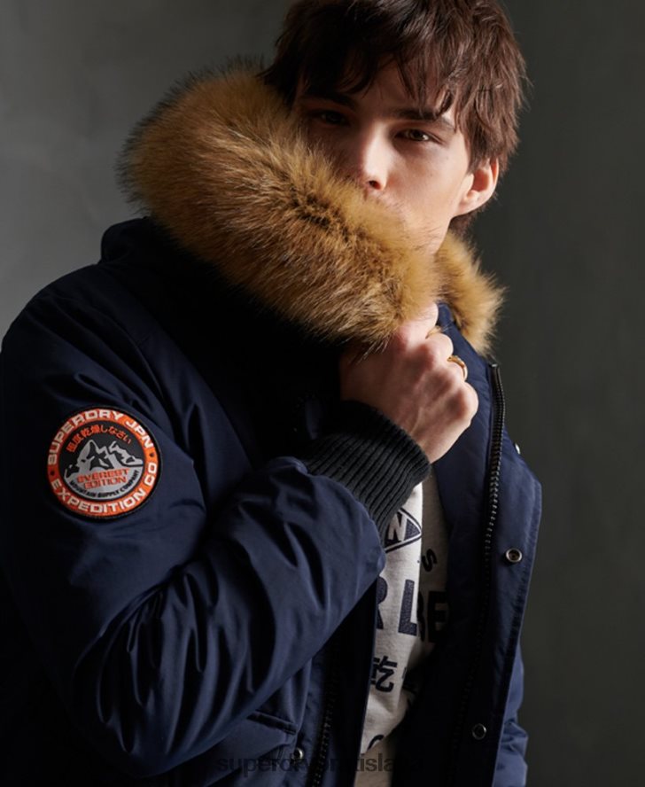 Superdry muži Everest bomber bunda 6B4ZTR4646 oblečenie námorníctvo