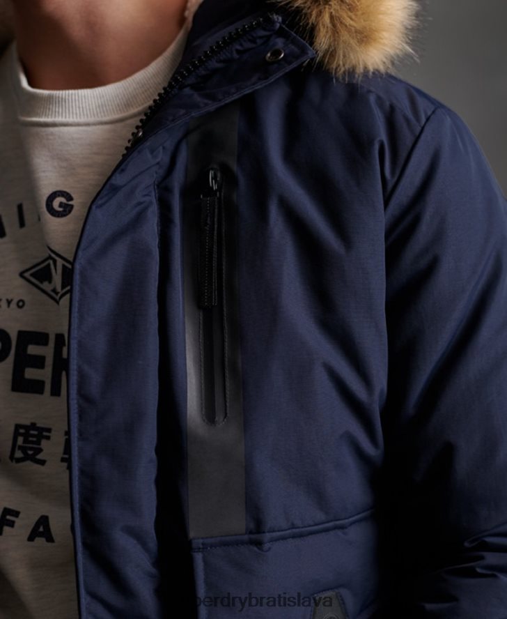 Superdry muži Everest bomber bunda 6B4ZTR4646 oblečenie námorníctvo