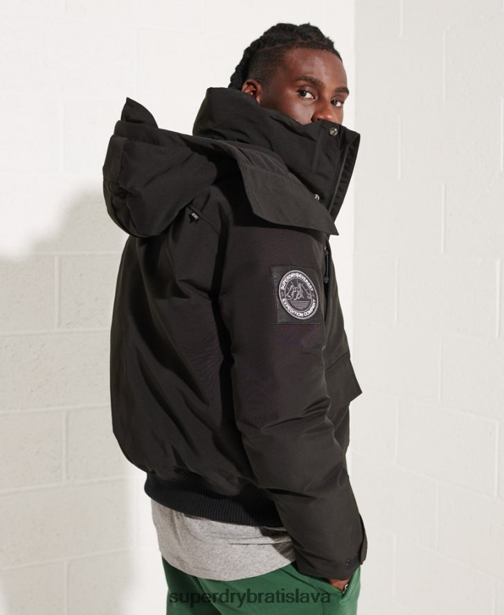 Superdry muži Everest bomber bunda 6B4ZTR4653 oblečenie čierna