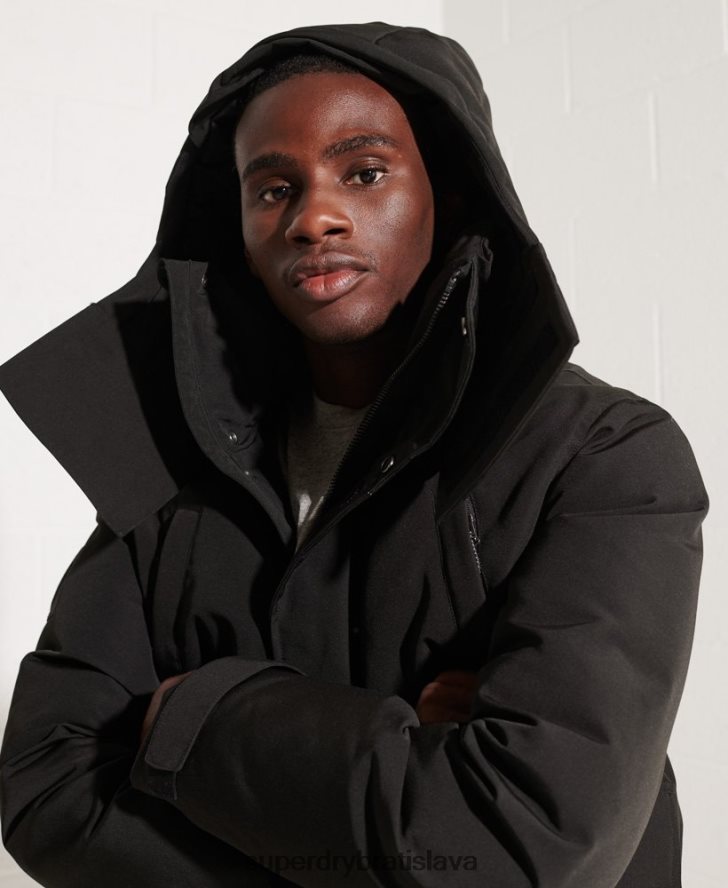 Superdry muži Everest bomber bunda 6B4ZTR4653 oblečenie čierna