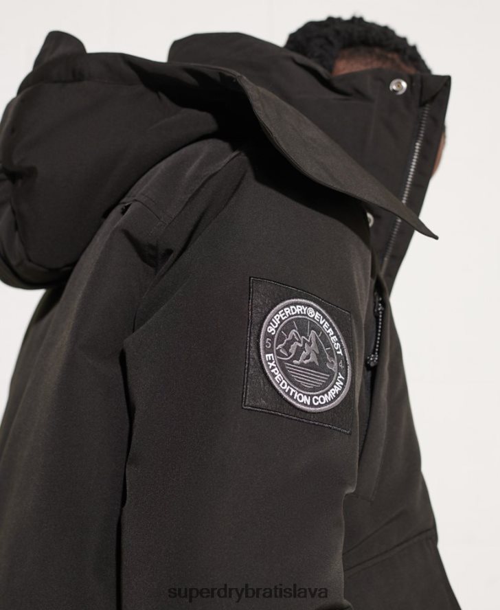 Superdry muži Everest bomber bunda 6B4ZTR4653 oblečenie čierna