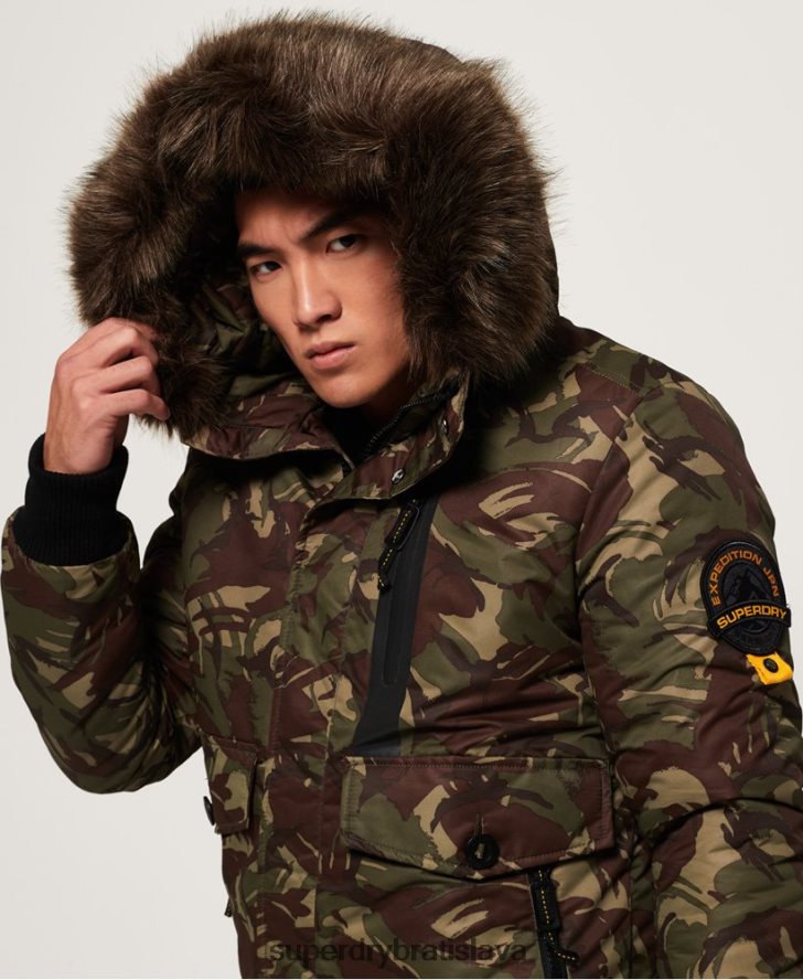 Superdry muži Everest bomber bunda 6B4ZTR4708 oblečenie kaki