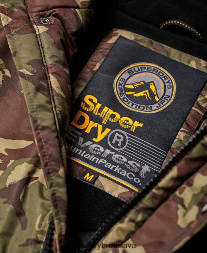 Superdry muži Everest bomber bunda 6B4ZTR4708 oblečenie kaki