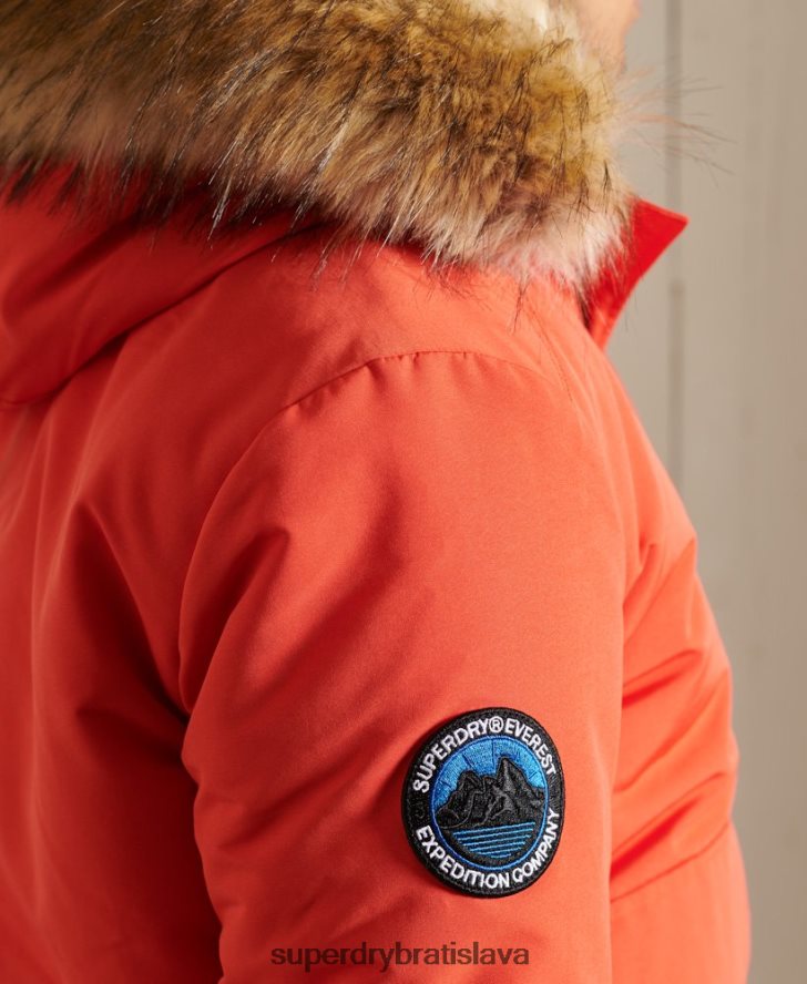 Superdry muži Everest bomber bunda 6B4ZTR4749 oblečenie oranžová
