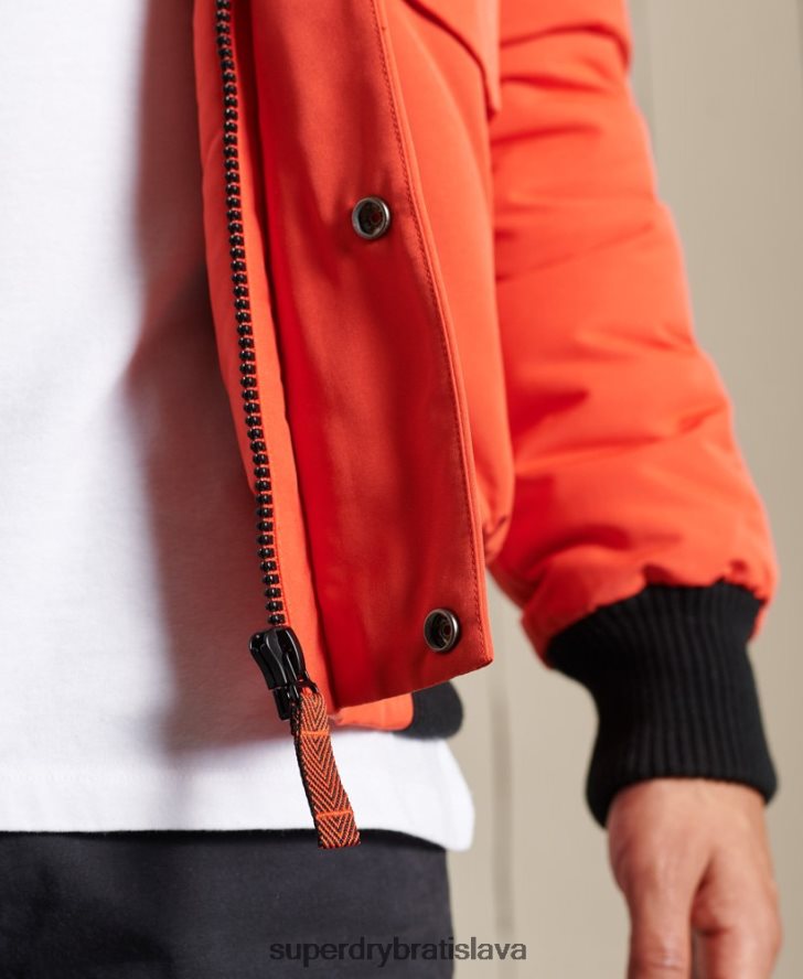 Superdry muži Everest bomber bunda 6B4ZTR4749 oblečenie oranžová