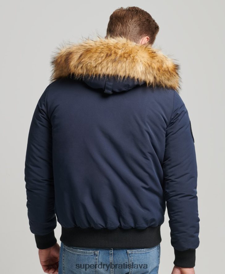 Superdry muži Everest bomber bunda 6B4ZTR964 oblečenie námorníctvo