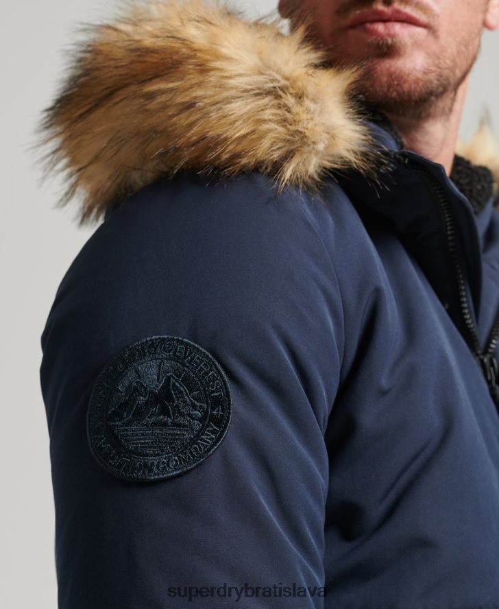 Superdry muži Everest bomber bunda 6B4ZTR964 oblečenie námorníctvo