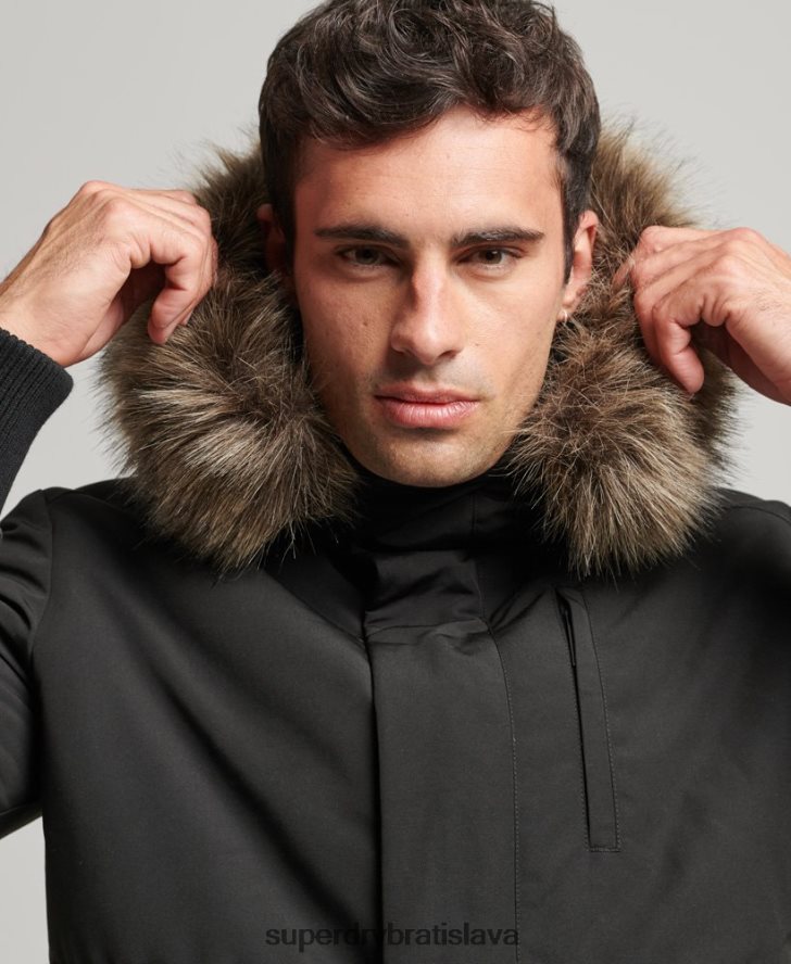 Superdry muži Everest bomber bunda 6B4ZTR983 oblečenie tmavošedý