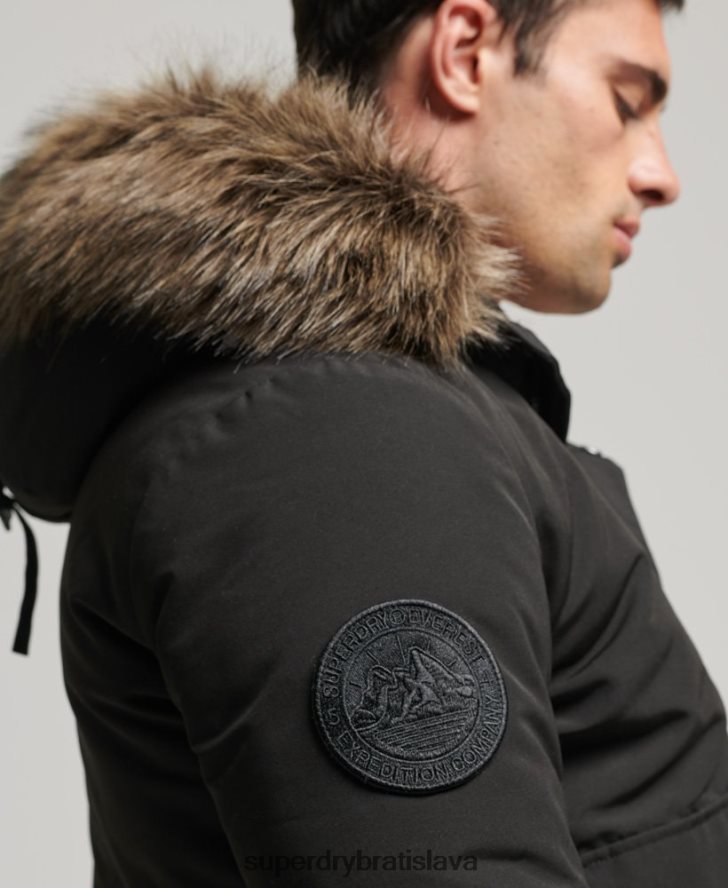 Superdry muži Everest bomber bunda 6B4ZTR983 oblečenie tmavošedý