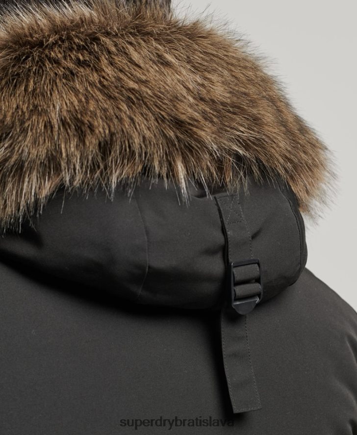 Superdry muži Everest bomber bunda 6B4ZTR983 oblečenie tmavošedý