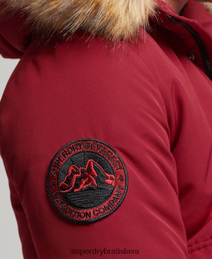 Superdry muži Everest bomber bunda 6B4ZTR992 oblečenie červená