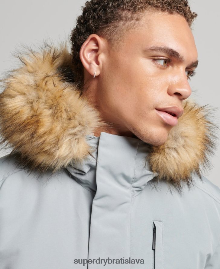 Superdry muži Everest bomber bunda 6B4ZTR993 oblečenie svetlo modrá