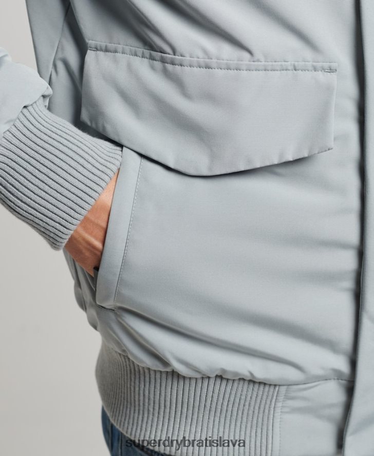 Superdry muži Everest bomber bunda 6B4ZTR993 oblečenie svetlo modrá