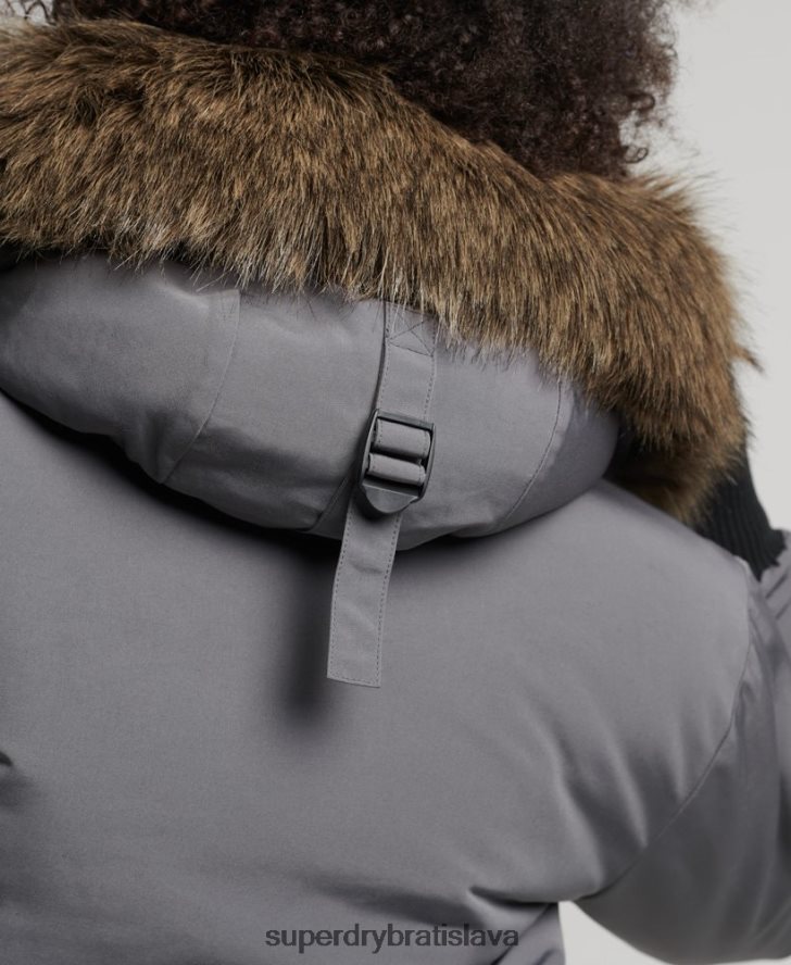 Superdry muži Everest bomber bunda 6B4ZTR995 oblečenie tmavošedý