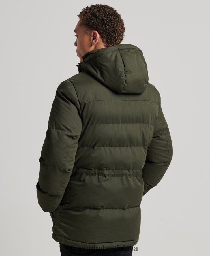 Superdry muži Expedičná bunda z mikrovlákna 6B4ZTR4448 oblečenie zelená