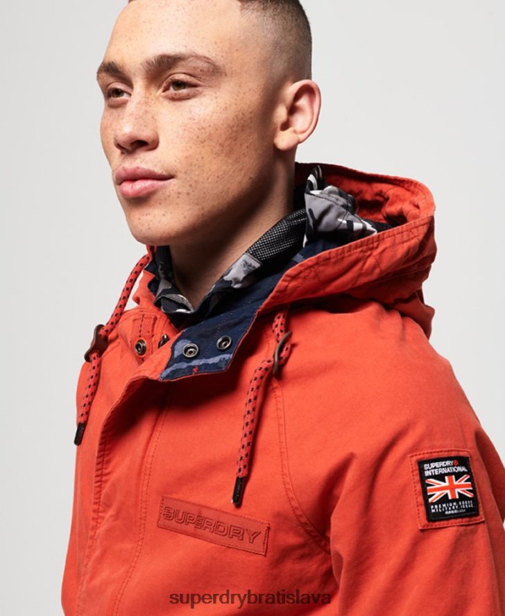 Superdry muži Letecká bunda pre nováčika 6B4ZTR1202 oblečenie oranžová