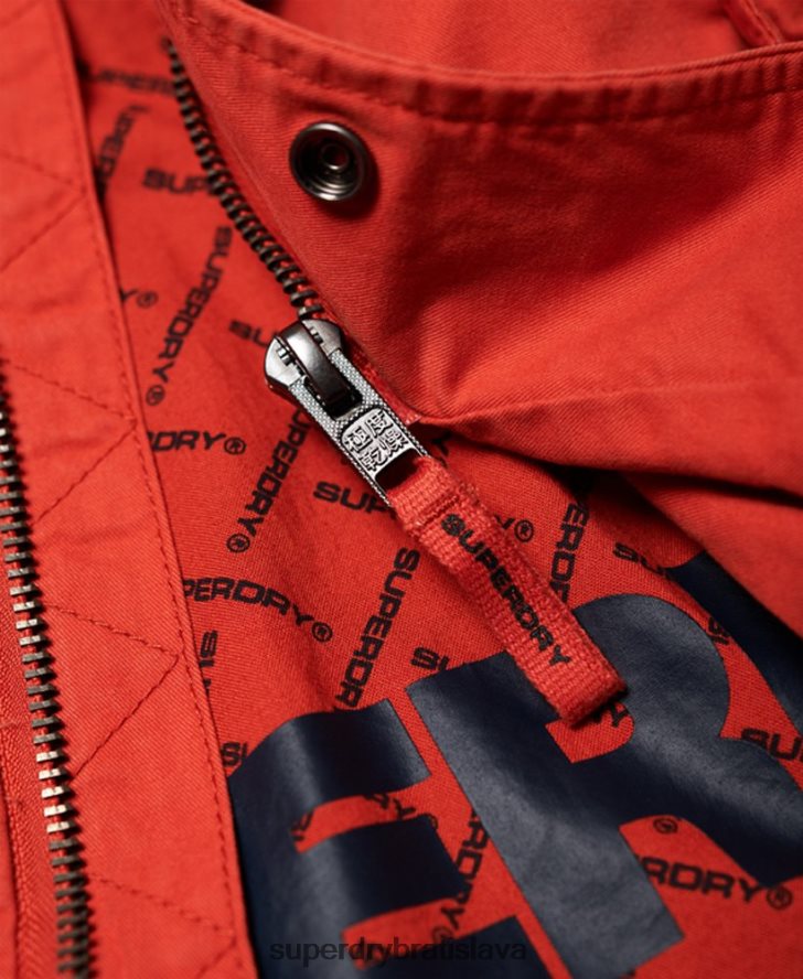 Superdry muži Letecká bunda pre nováčika 6B4ZTR1202 oblečenie oranžová