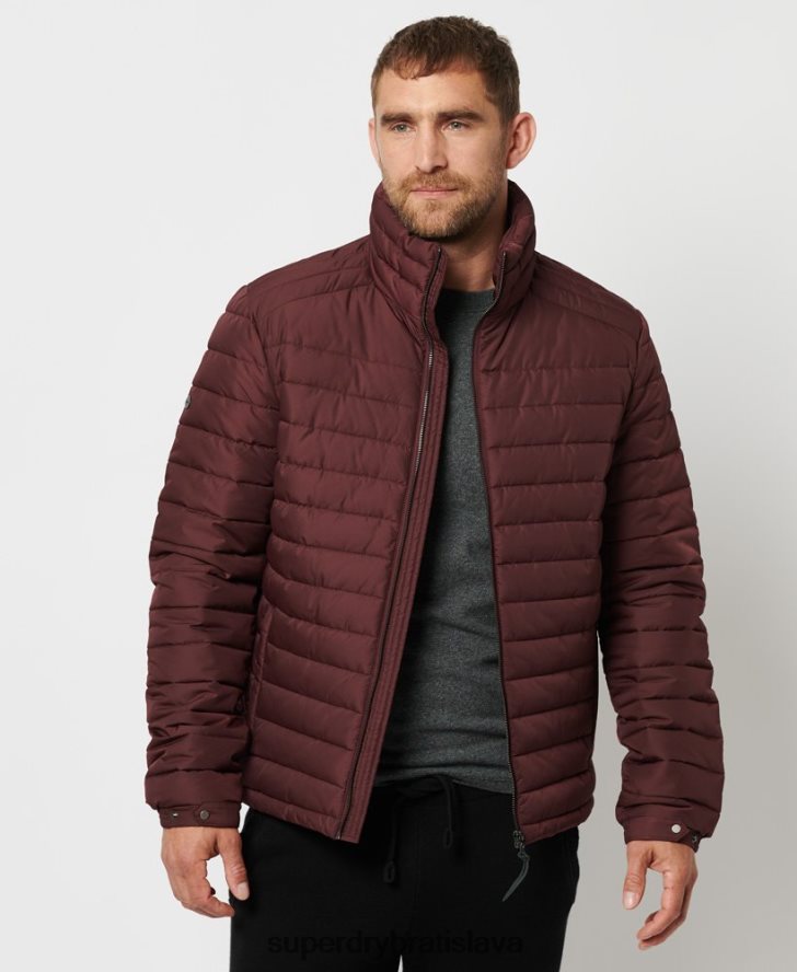 Superdry muži Studios bunda Fuji bez kapucne 6B4ZTR1154 oblečenie červená