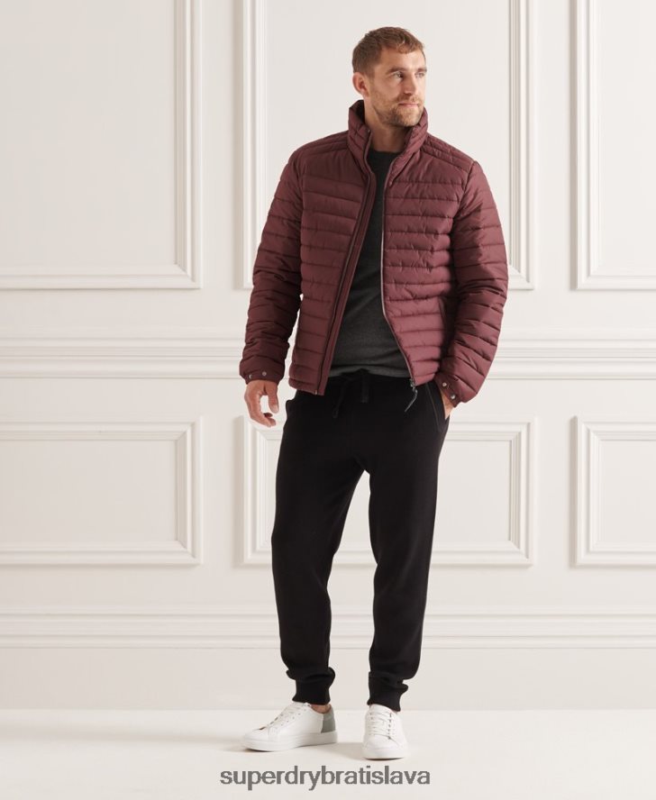 Superdry muži Studios bunda Fuji bez kapucne 6B4ZTR1154 oblečenie červená