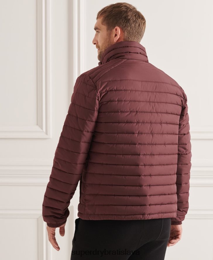 Superdry muži Studios bunda Fuji bez kapucne 6B4ZTR1154 oblečenie červená